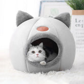 “Cozy Cat Bed House – Soft Warm Pet Cave for Indoor Cats & Kittens”