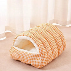 “Covered Cat Litter Bed & Cozy Hanging Hammock – All-Year Pet Comfort”