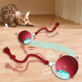 “Smart Interactive Cat Ball – Durable USB-Rechargeable Obstacle-Avoidance Toy”