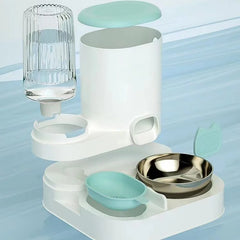 “2-in-1 Automatic Pet Feeder with Water Dispenser | Cat & Dog Feeder UK”