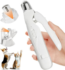 “LED Pet Nail Clipper – Safe Nail Trimmer with Guard for Dogs & Cats”
