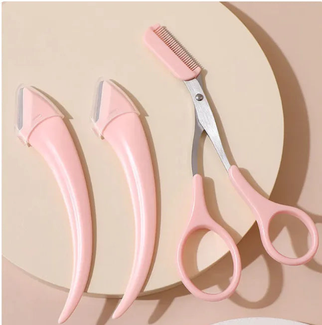 eyebrow cutting kit men's eyebrow grooming kit eyebrow razor kit eyebrow trimmer set