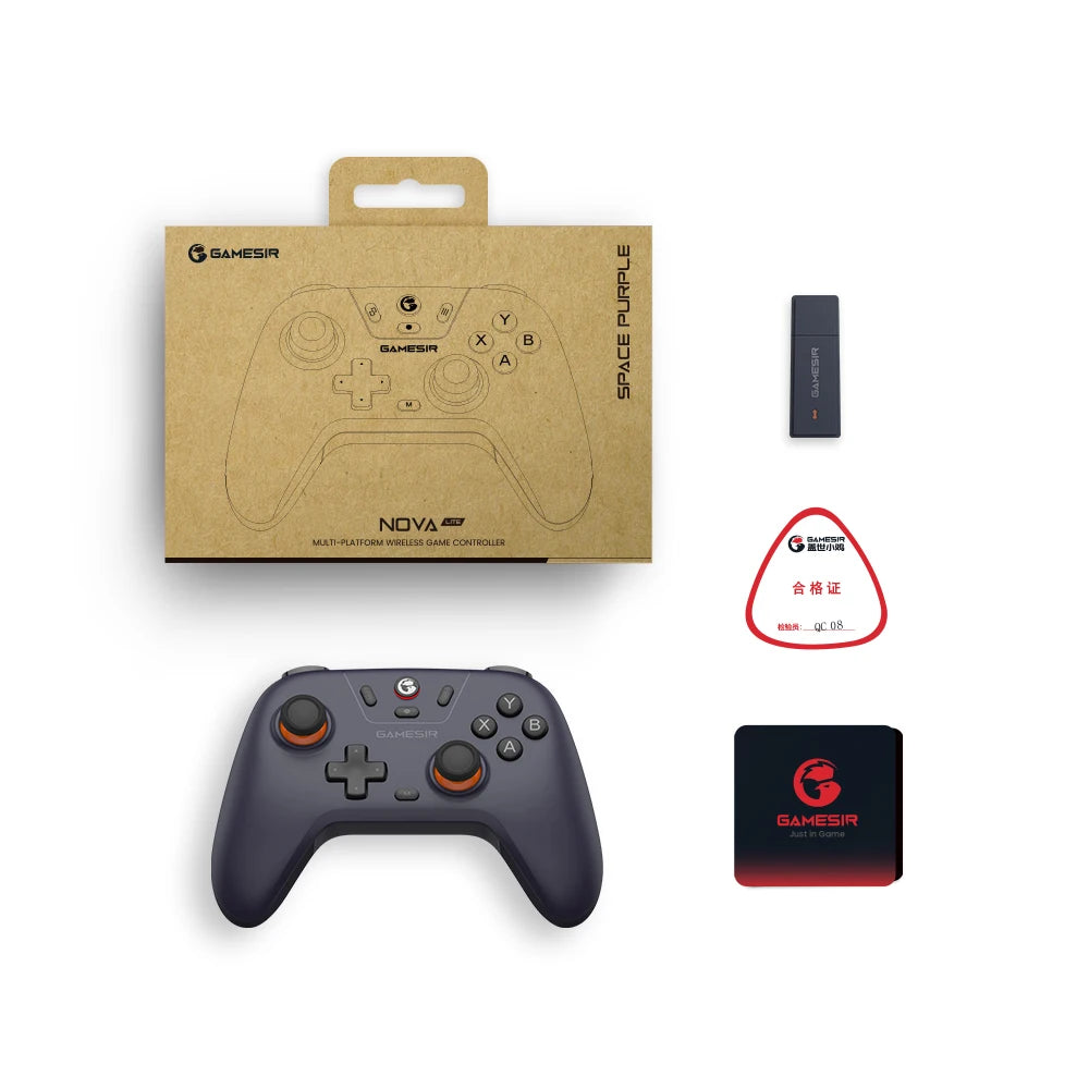 GameSir T4 Nova Lite Switch Controller Hall Effect Gamepad for Nintendo Switch iPhone Android Mobile Phone Windows PC