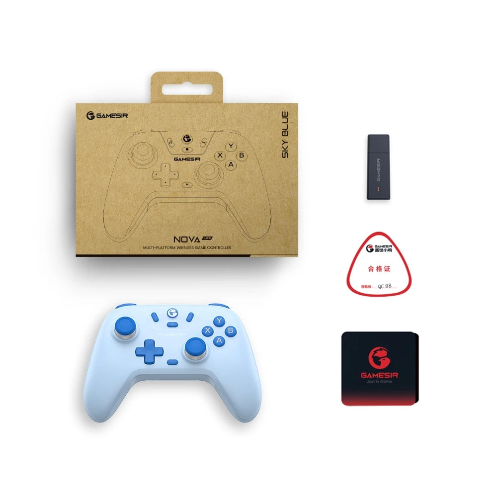 GameSir T4 Nova Lite Switch Controller Hall Effect Gamepad for Nintendo Switch iPhone Android Mobile Phone Windows PC