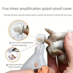 “LED Pet Nail Clipper UK – Safe Dog & Cat Nail Trimmer with Light”