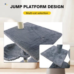 “Luxury Large Cat Tree Tower with Hideout & Scratching Posts