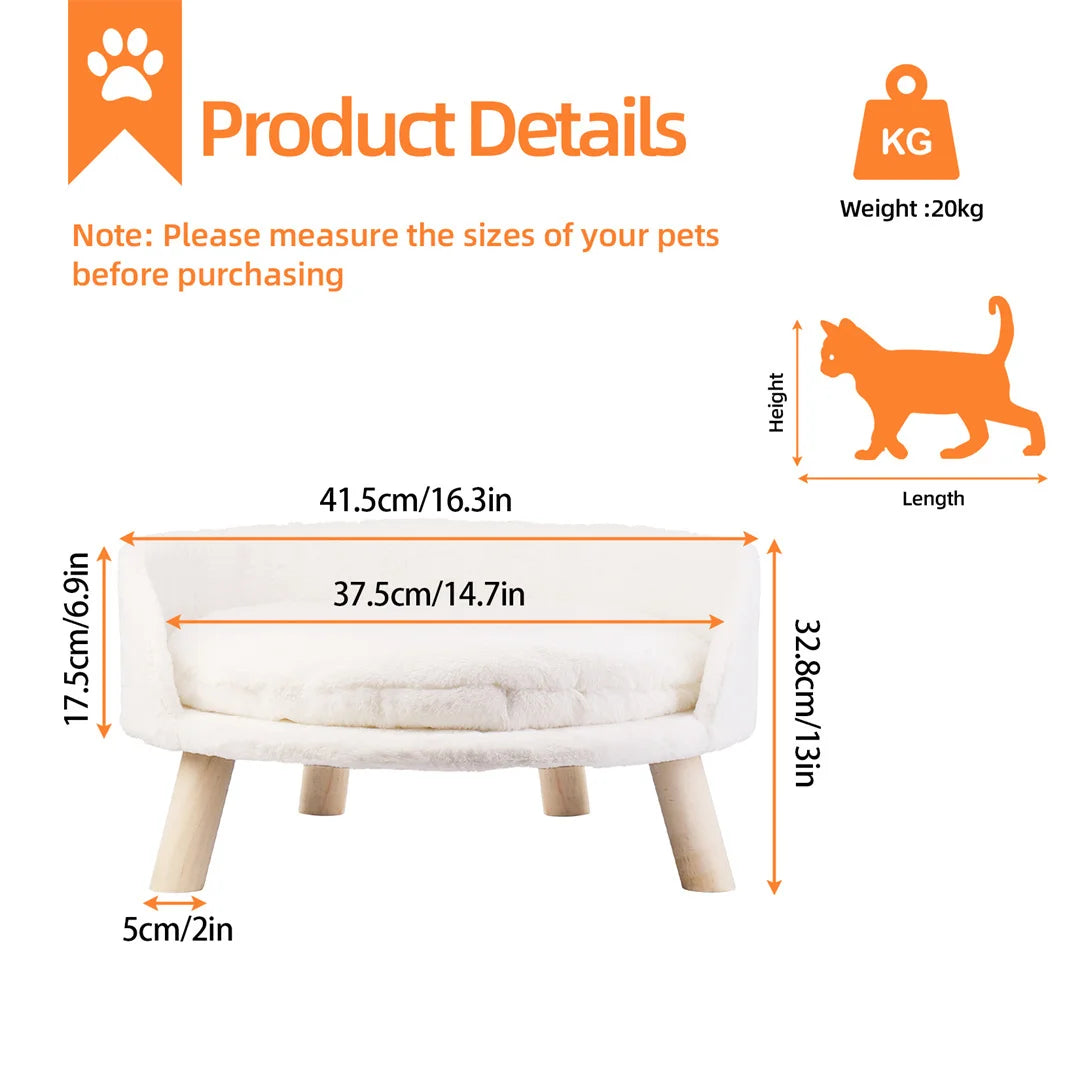"Luxury Pet Bed UK | EURO VIBE Stylish Dog & Cat Lounger"