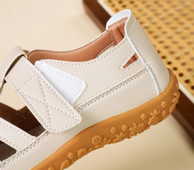 New Summer Loafers Women Sandals Ladies Sandals Comfortable Flats Walking Sandals Covered Toe Beach Shoes Woman Footwear Shoes
