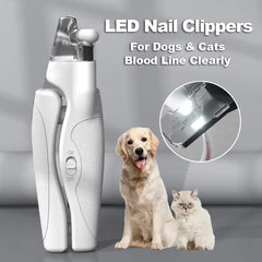 “LED Pet Nail Clipper – Safe Dog & Cat Nail Trimmer by PETKIT”
